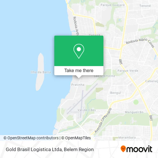 Gold Brasil Logistica Ltda map