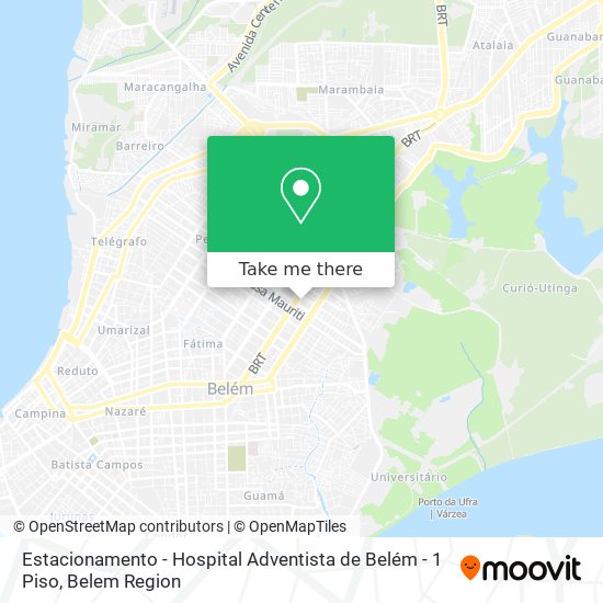 Estacionamento - Hospital Adventista de Belém - 1 Piso map