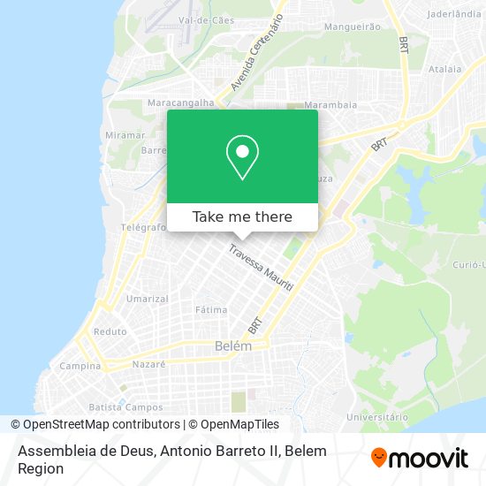 Assembleia de Deus, Antonio Barreto II map