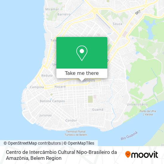 Centro de Intercâmbio Cultural Nipo-Brasileiro da Amazônia map