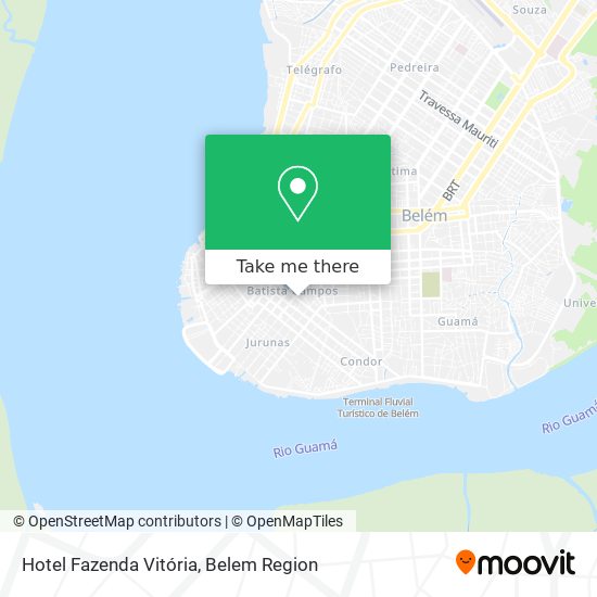 Hotel Fazenda Vitória map
