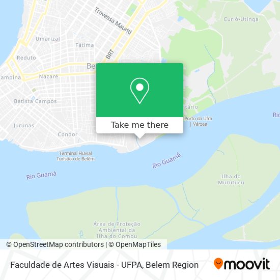 Faculdade de Artes Visuais - UFPA map