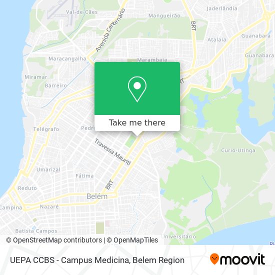 UEPA CCBS - Campus Medicina map