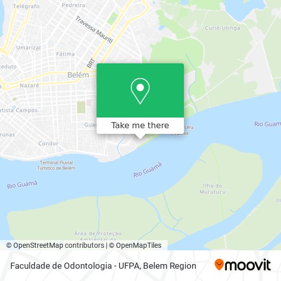 Faculdade de Odontologia - UFPA map