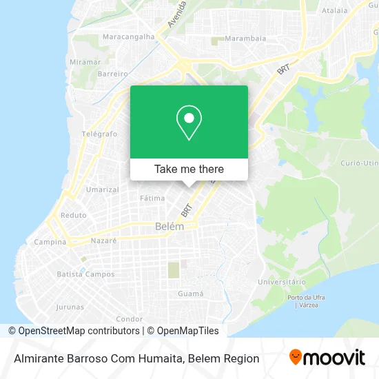 Almirante Barroso Com Humaita map