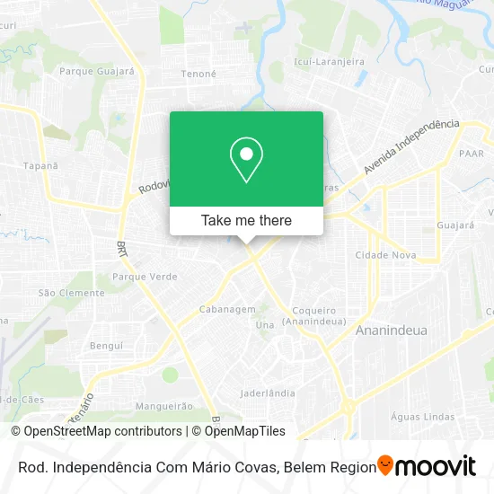 Rod. Independência Com Mário Covas map