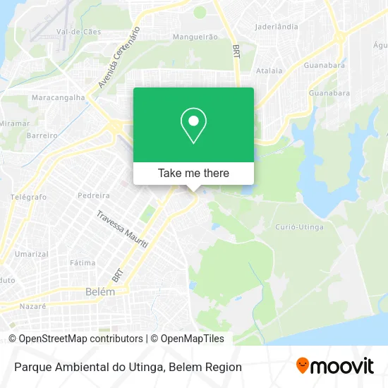 Parque Ambiental do Utinga map