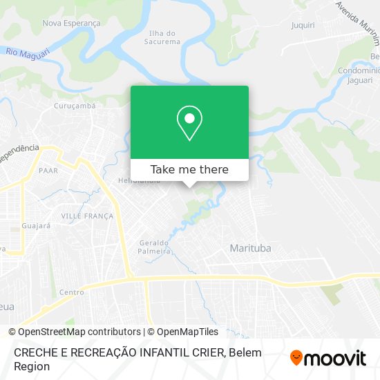 CRECHE E RECREAÇÃO INFANTIL CRIER map