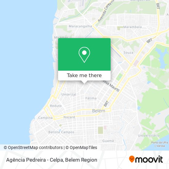 Agência Pedreira - Celpa map
