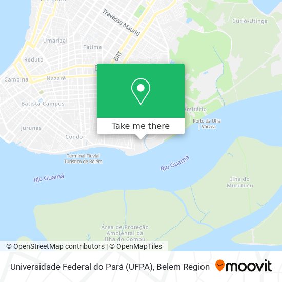Universidade Federal do Pará (UFPA) map