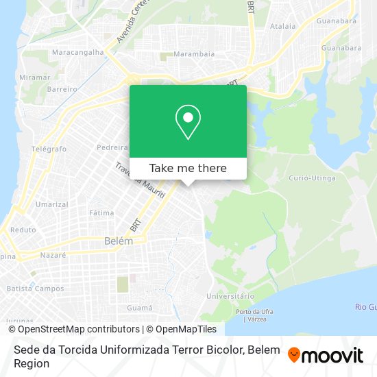 Sede da Torcida Uniformizada Terror Bicolor map