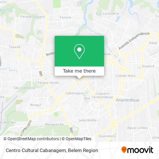 Centro Cultural Cabanagem map