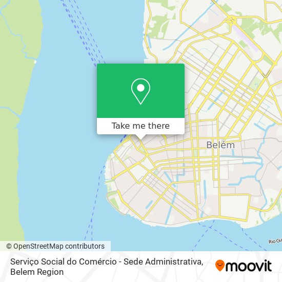Serviço Social do Comércio - Sede Administrativa map