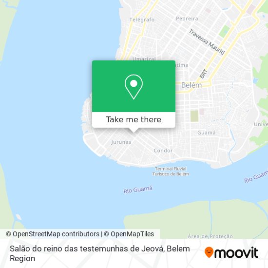 Salão do reino das testemunhas de Jeová map