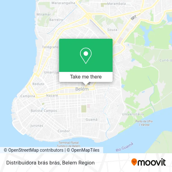 Distribuidora brás brás map