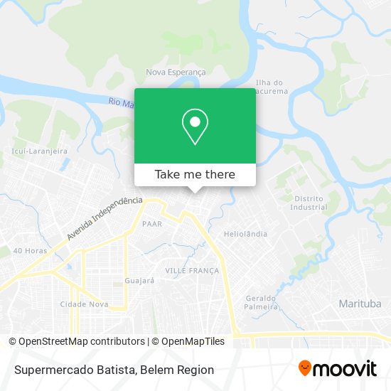 Supermercado Batista map