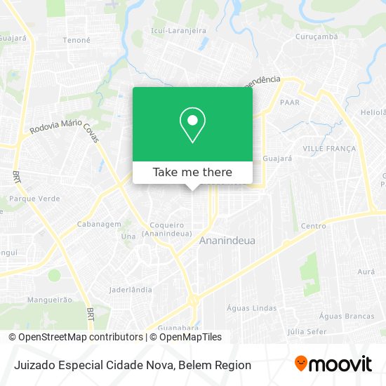 Juizado Especial Cidade Nova map