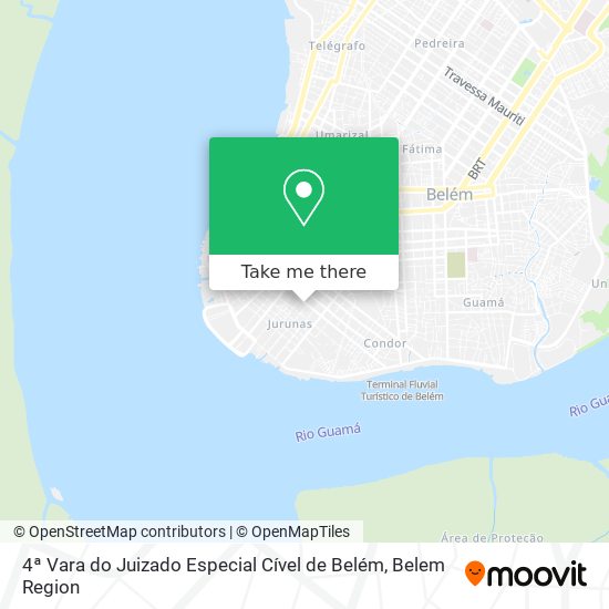 4ª Vara do Juizado Especial Cível de Belém map