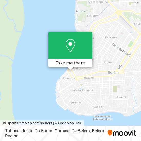 Tribunal do júri Do Forum Criminal De Belém map