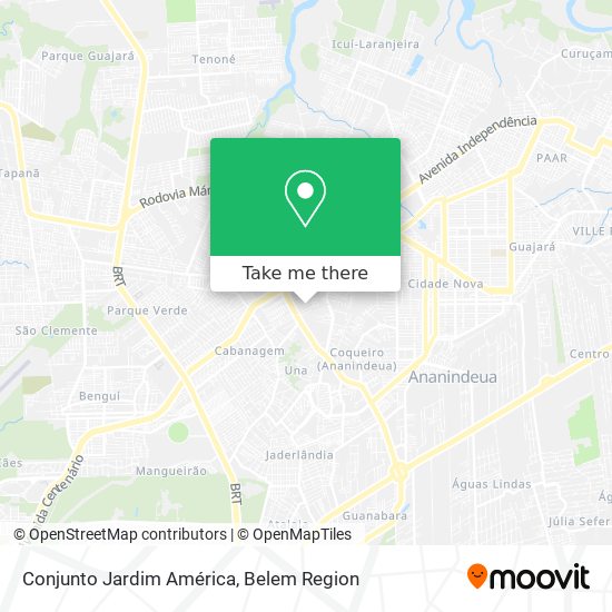 Conjunto Jardim América map