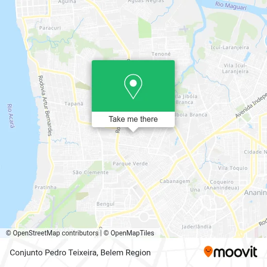 Conjunto Pedro Teixeira map