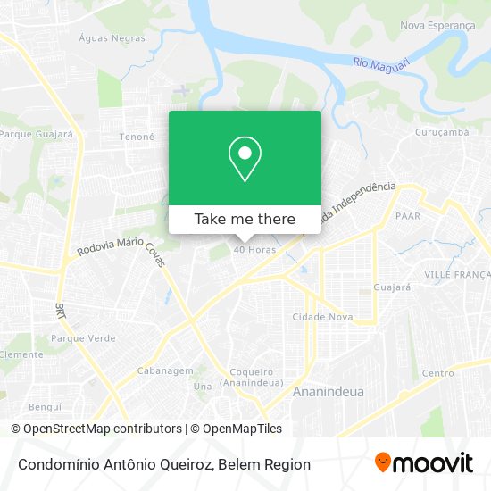 Mapa Condomínio Antônio Queiroz
