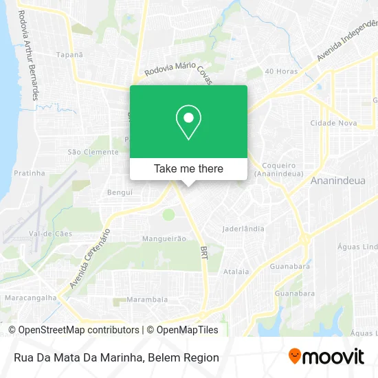 Rua Da Mata Da Marinha map