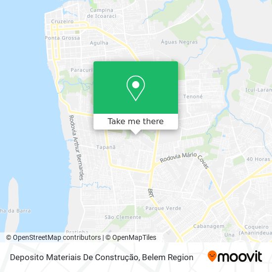 Deposito Materiais De Construção map