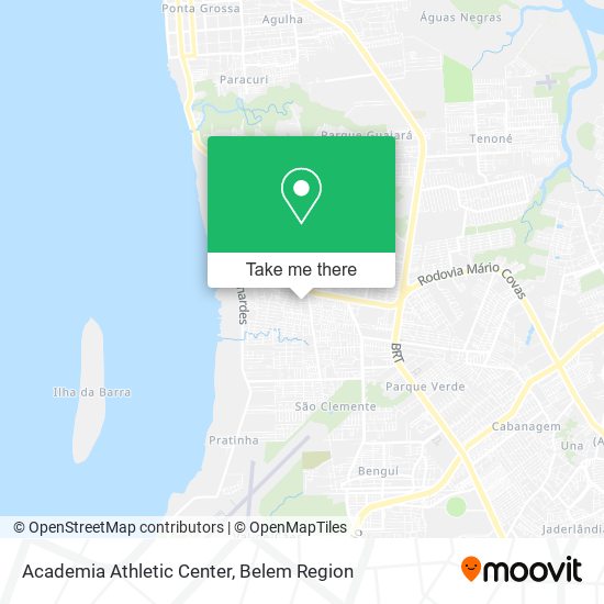 Mapa Academia Athletic Center