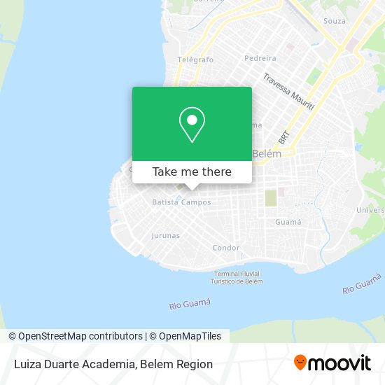 Luiza Duarte Academia map