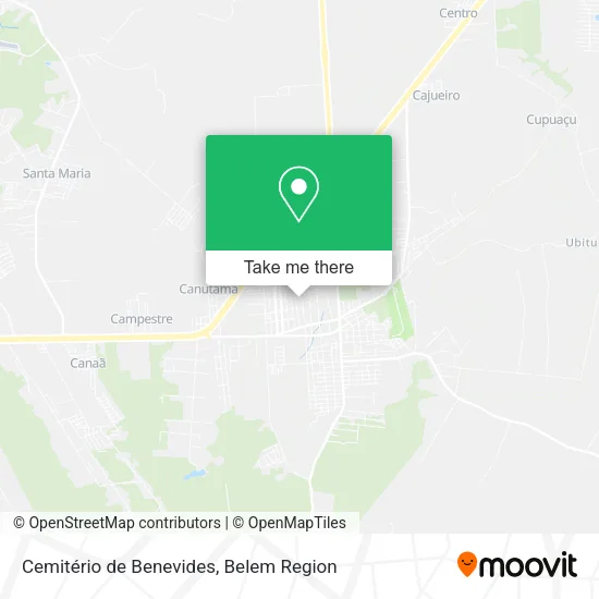 Cemitério de Benevides map