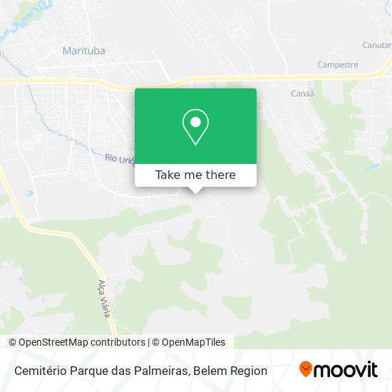 Cemitério Parque das Palmeiras map