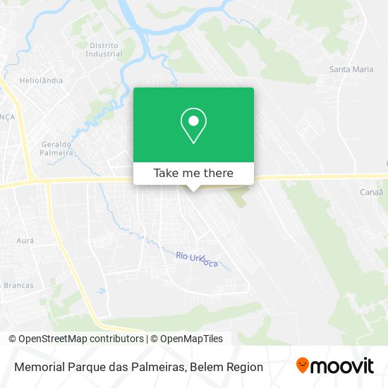 Mapa Memorial Parque das Palmeiras