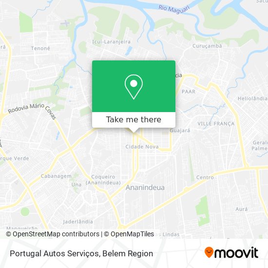 Portugal Autos Serviços map