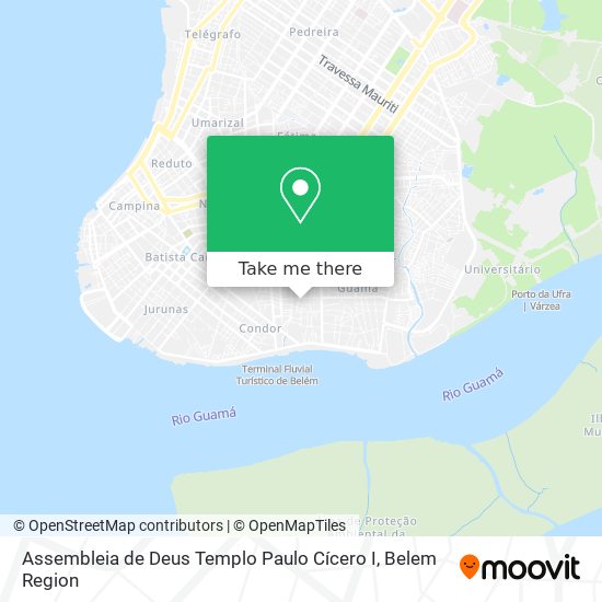 Assembleia de Deus Templo Paulo Cícero I map