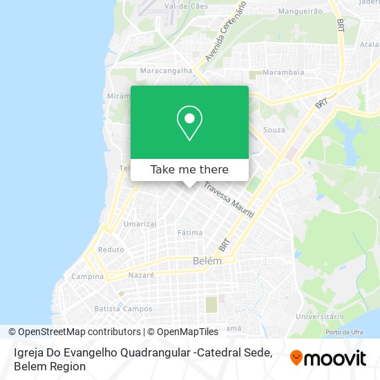 Igreja Do Evangelho Quadrangular -Catedral Sede map