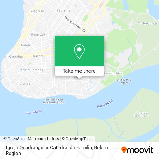 Igreja Quadrangular Catedral da Família map