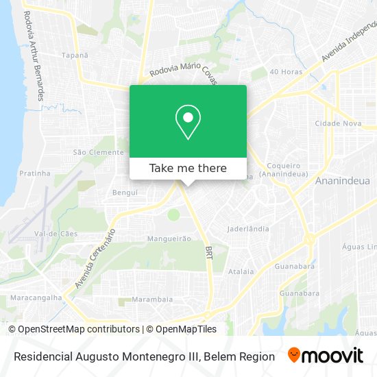 Residencial Augusto Montenegro III map