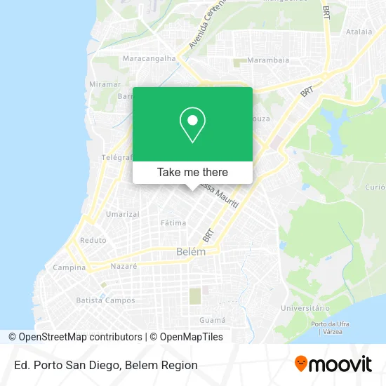 Ed. Porto San Diego map