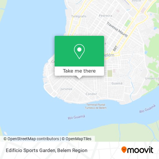 Edifício Sports Garden map