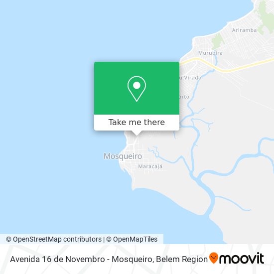 Avenida 16 de Novembro - Mosqueiro map