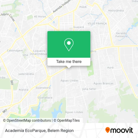 Academia EcoParque map