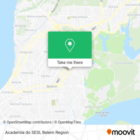 Academia do SESI map