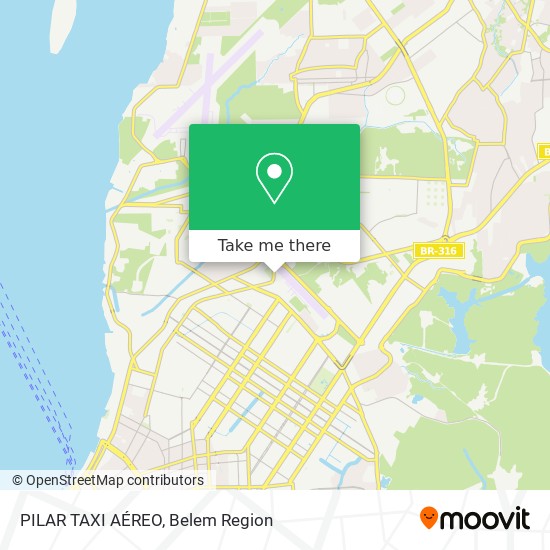 Mapa PILAR TAXI AÉREO