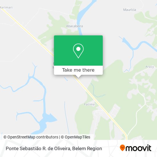 Ponte Sebastião R. de Oliveira map
