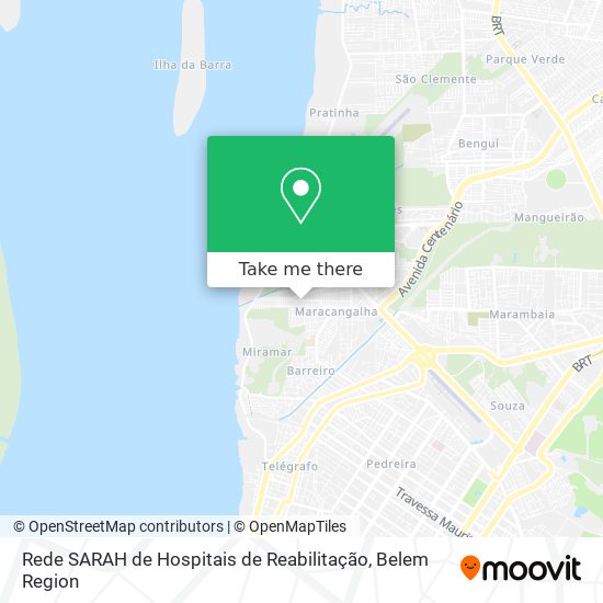 Rede SARAH de Hospitais de Reabilitação map