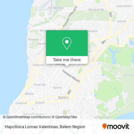 Hapclínica Lomas Valentinas map