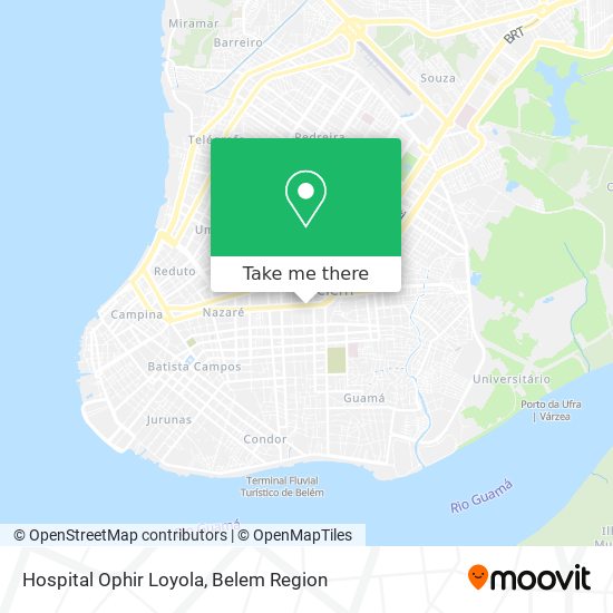 Hospital Ophir Loyola map