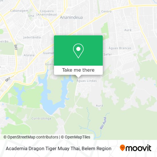 Academia Dragon Tiger Muay Thai map