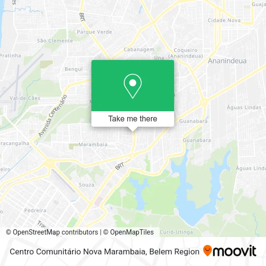 Centro Comunitário Nova Marambaia map